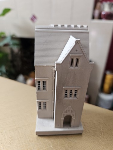 Vintage plaster house model - house,