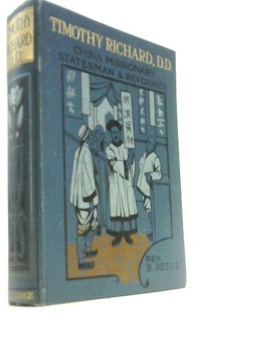 Timothy richard china - timothy,