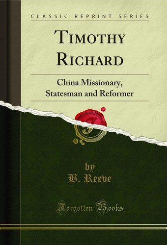 Timothy richard china - timothy, richard: